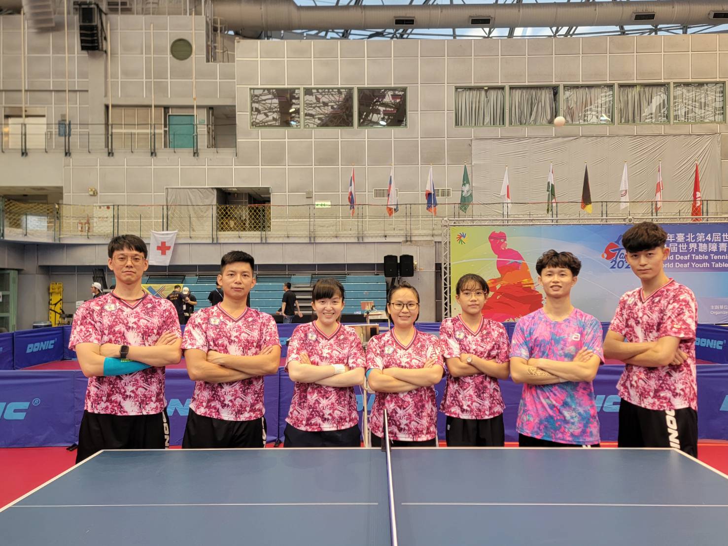 (圖)Taiwan’s players bagged one gold, one silver and one bronze at the 4th World Deaf Table Tennis Championship and 1st World Deaf Youth Table Tennis Championship.